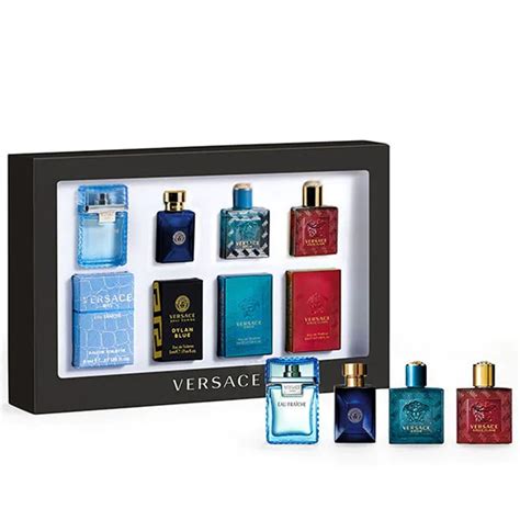 versace man mini gift set|men's miniature fragrance gift sets.